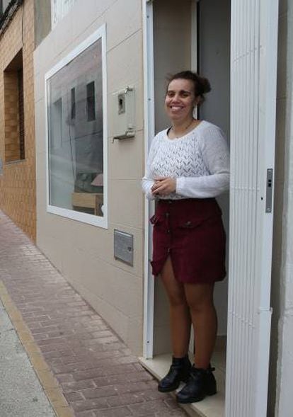 Jennifer Marín, 30, in Zahínos, Badajoz.
