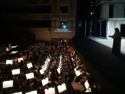 A performance of the opera Elektra at Teatro Real.