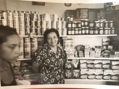Blanca in the days she ran a supermarket in Venezuela.