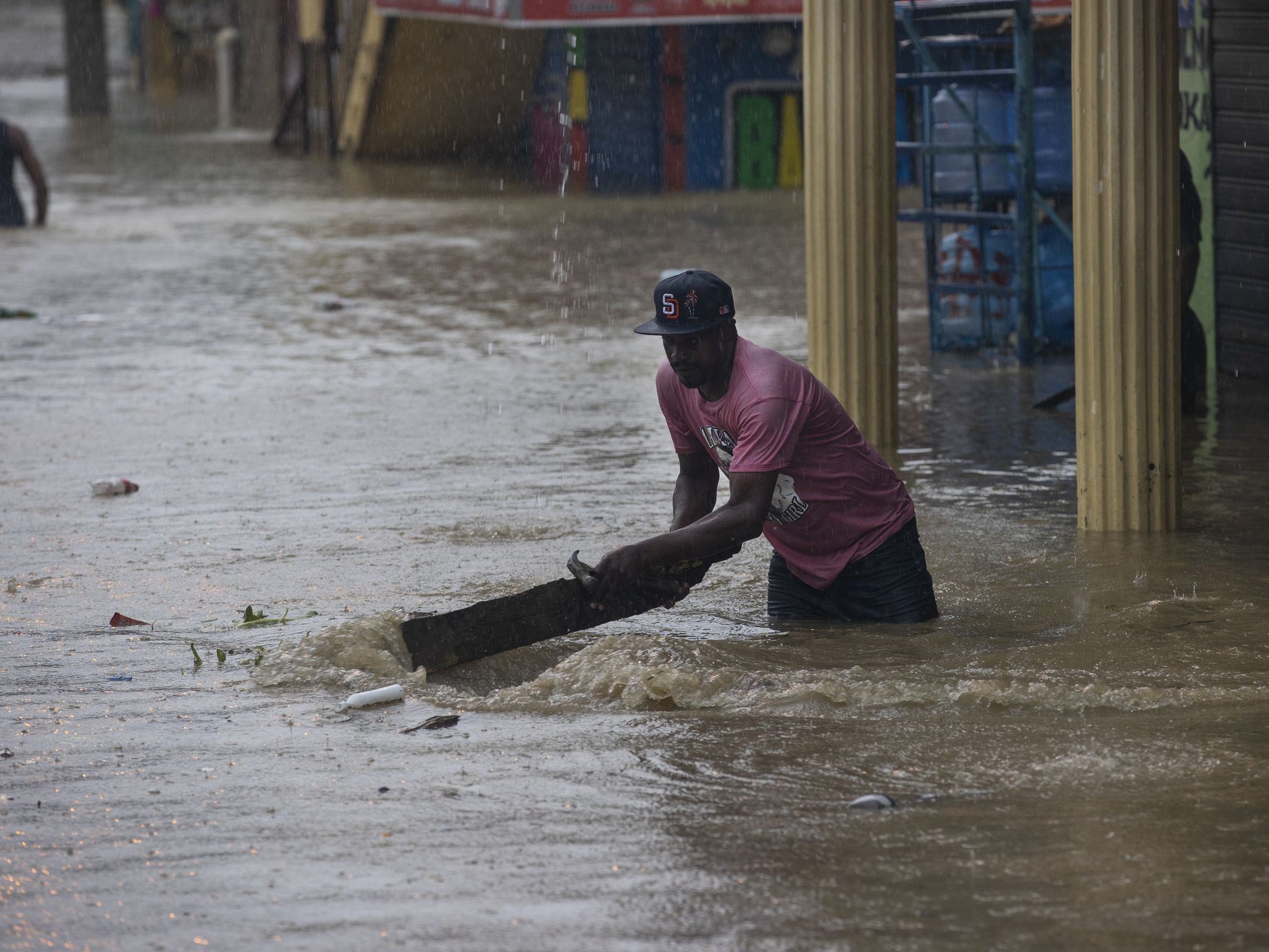 Tropical Storm Franklin makes landfall in the Dominican Republic