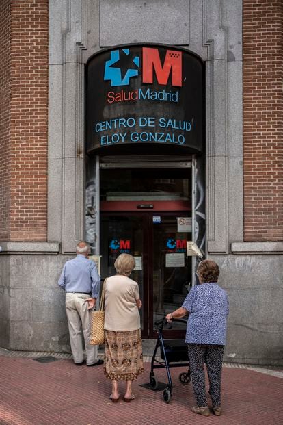 A primary healthcare center in Madrid.
