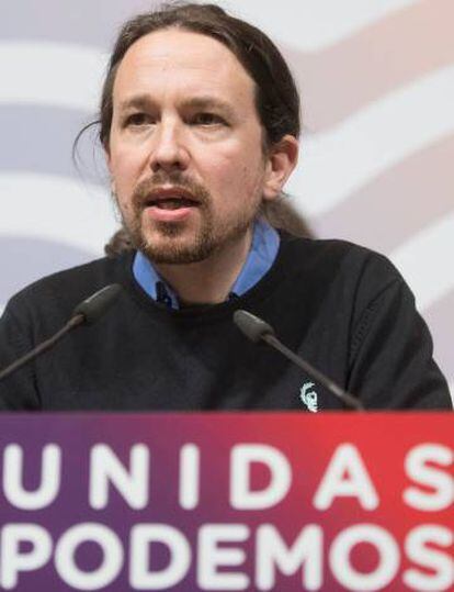 Unidas Podemos leader Pablo Iglesias.