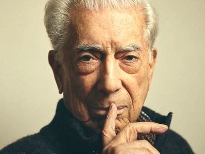 Mario Vargas Llosa, pictured on January 24 at his home in Madrid.