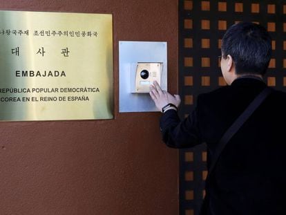 The North Korean embassy in Madrid.