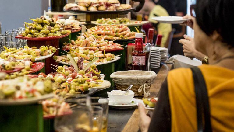 Buffet at a Ribera in Bilbao
