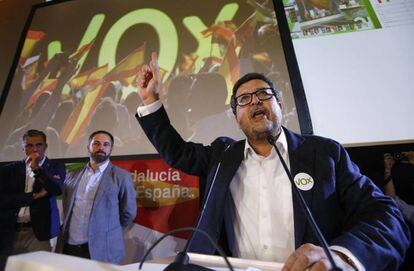 Vox leader in Andalusia Francisco Serrano.