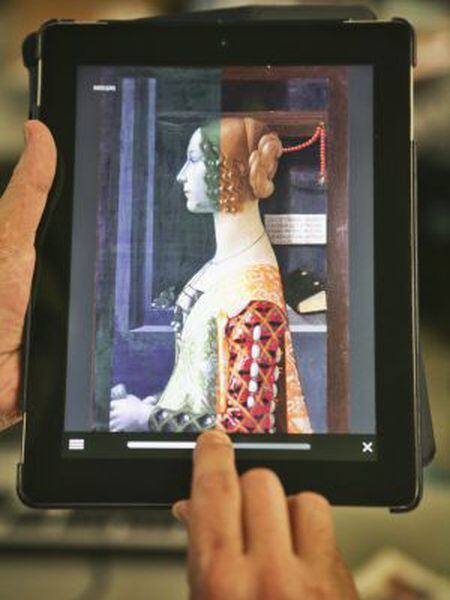 The Thyssen's app devoted to Ghirlandaio’s 'Portrait of Giovanna Tornabuoni.'