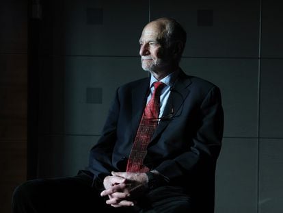Nobel Laureate in Medicine Michael Rosbash at a hotel in Madrid, Spain.