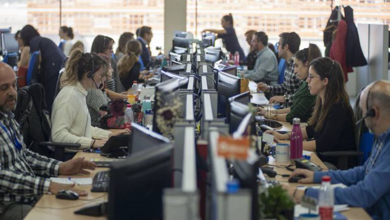 Employees at Software Delsol in Jaén.