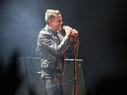 The Killers headlined Saturday night to a rapturous response from the Dcode audience.