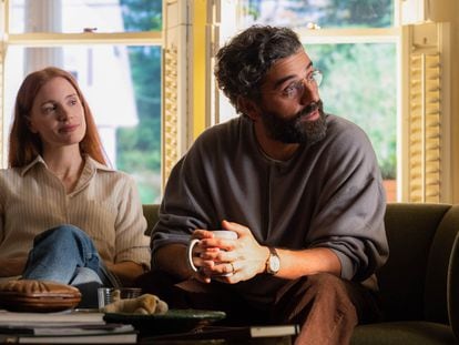 Jessica Chastain and Oscar Isaac in 'Scenes from a Marriage.'