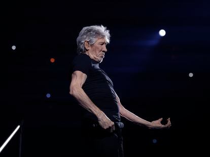 Roger Waters at the WiZink Center in Madrid for his European tour "This Is Not A Drill."
