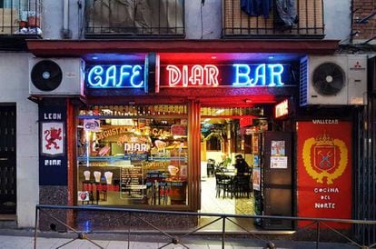 One of Madrid's traditional bars.
