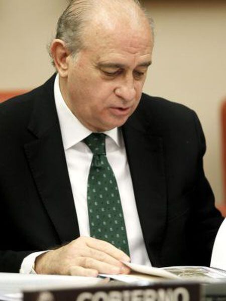 Interior Minister Jorge Fernández Díaz in Congress on Thursday.