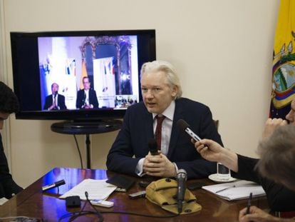 Julian Assange's press conference on Thursday.