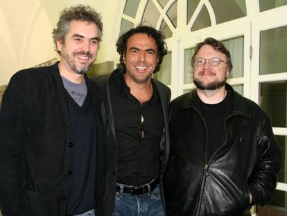 Alfonso Cuarón, Alejandro González Iñárritu and Guillermo del Toro.