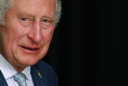 Prince Charles, today Charles III, last April at the London studios of the BBC.