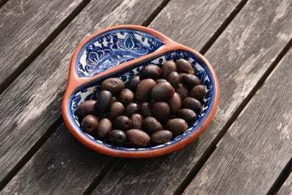 Home cured olives.