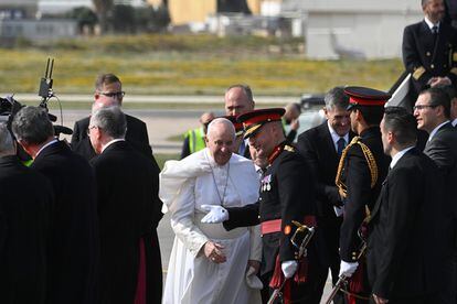 Pope Francis on arrival in Malta this Saturday.