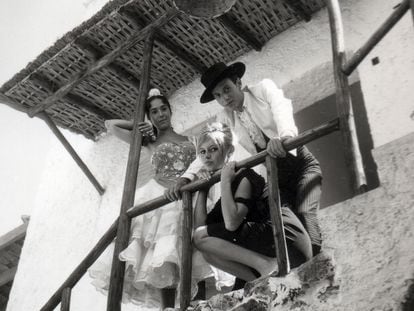 Brigitte Bardot, in Torremolinos in 1957.