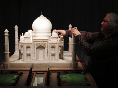 A model of the Taj Mahal in the Museo Tiflol&oacute;gico.