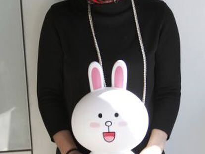 Sunny Kim, Line&#039;s chief executive in Spain.