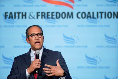 Will Hurd speaks at the Iowa Faith & Freedom Coalition Spring Kick-off in West Des Moines, Iowa
