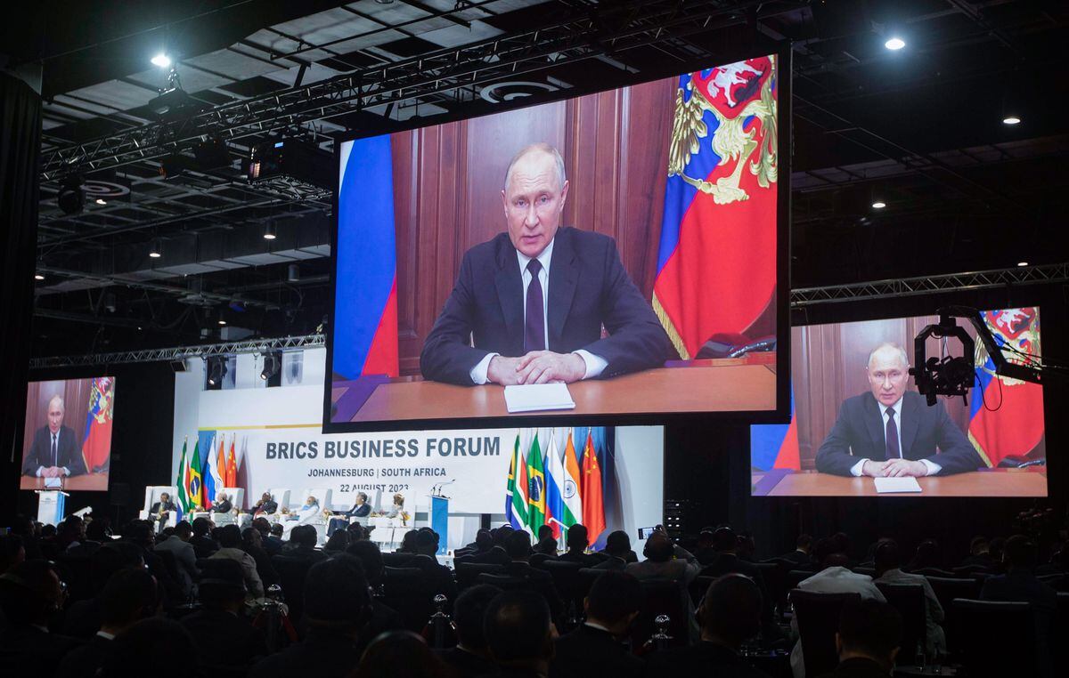 Putin Attends BRICS Summit In South Africa Remotely While Facing War ...