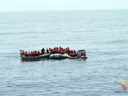 A recent rescue operation in the Mediterranean.