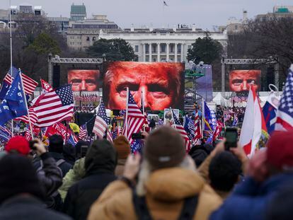 Trump's rally at the White House on January 6, 2021, which led to the assault on the Capitol.