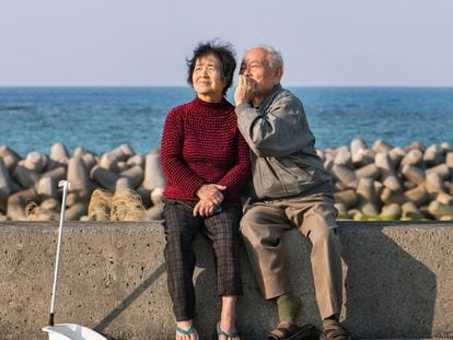 Two residents of Okinawa in Japan.