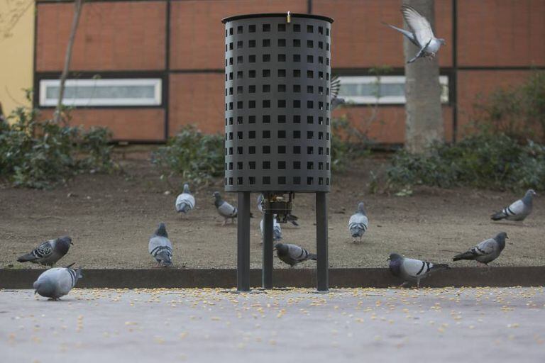 The new dispensers in Barcelona.