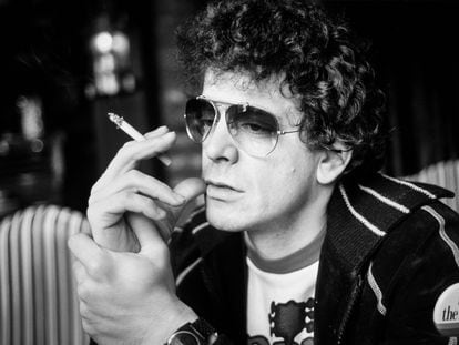 Lou Reed in Amsterdam in 1972, the year 'Transformer' was published.