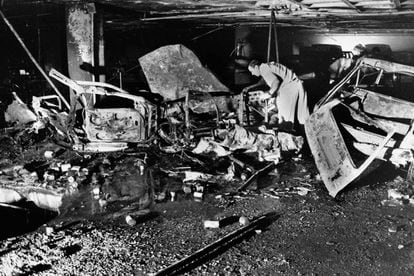 The Hipercor superstore in Barcelona after the ETA attack in 1987.