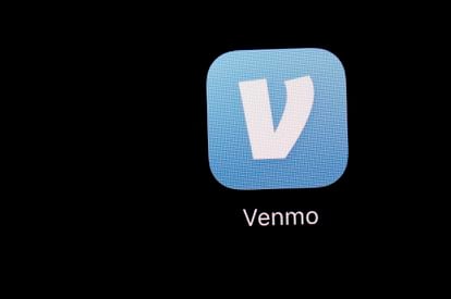 The Venmo app is displayed on an iPad on March 20, 2018, in Baltimore