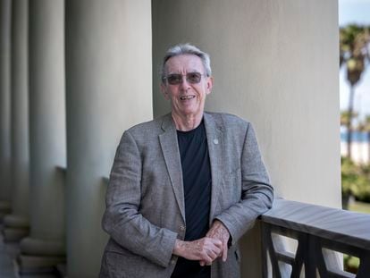 French researcher Jean-Pierre Sauvage, winner of the Nobel Prize in Chemistry, at a hotel in Valencia on June 5.