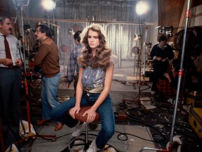 This image released by the Sundance Institute shows Brooke Shields appears in a scene from the documentary "Pretty Baby: Brooke Shields" by Lana Wilson, an official selection of the Premiers Program at the 2023 Sundance Film Festival. (Courtesy of Sundance Institute via AP)