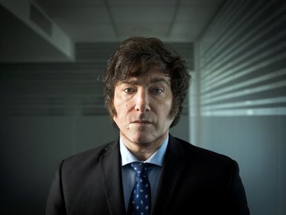 Javier Milei, a national deputy and presidential candidate for La Libertad Avanza (Liberty Advances), a coalition made up of right-wing and far-right parties.