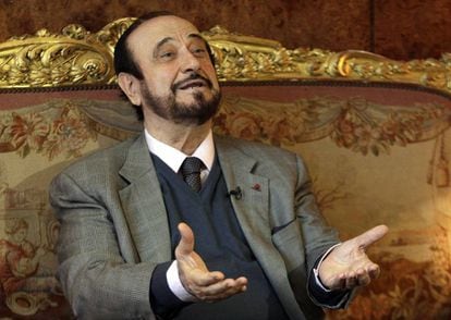 Rifaat al-Assad during an interview in Paris in 2011.