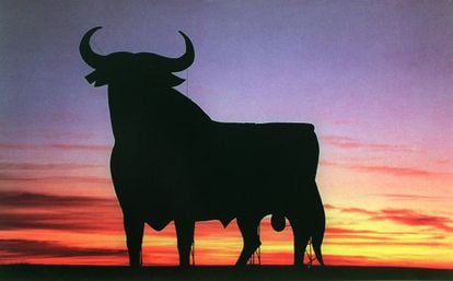 A roadside bull, one of Spain’s most famous images.