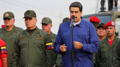 Nicolás Maduro in Aragua (Venezuela).