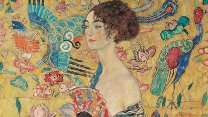 'The Lady with a Fan' (1917-1918), by Gustav Klimt.