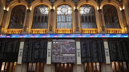 The stock exchange in Madrid.