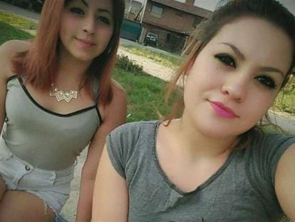 Murder victims Denise Juárez (17), left, with her friend Sabrina Barrientos (15).