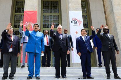 Regional leaders meet for a congress of the Bolivarian Alliance for the Peoples of Our America (ALBA), on May 27 in Havana.
