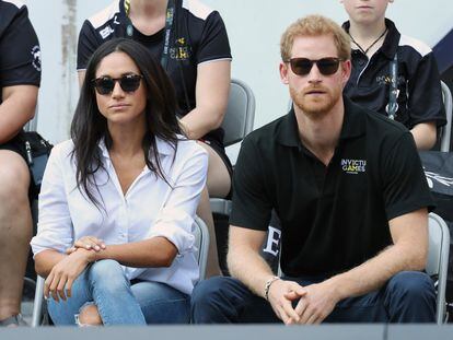 The first public image of Prince Harry and actress Meghan Markle took place at the Invictus Games in Toronto in September 2017.