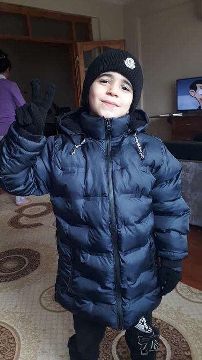 Sultan Ahmed Almoki, a six-year-old Syrian boy who died in the 'Summer Love' shipwreck, in Cutro (Italy), on February 26.