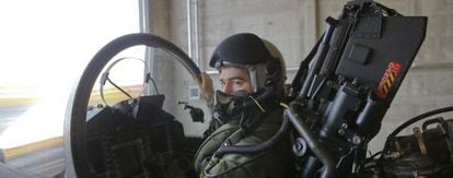 A Spanish pilot in one of the Eurofighters dispatched to patrol the Baltic.