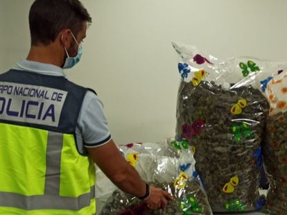 The National Police arrested eight people in various operations against drug trafficking during the Christmas campaign.