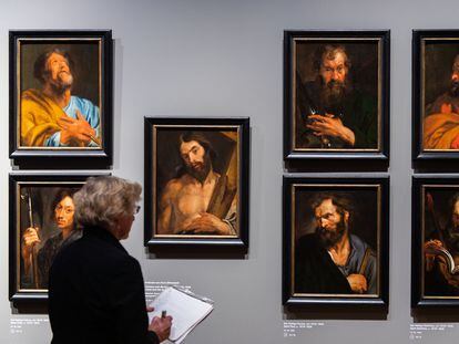An image from the exhibition 'Anthonis van Dyck (1599-1641)' at the Alte Pinakothek, taken on October 24, 2019, in Munich, Germany.
